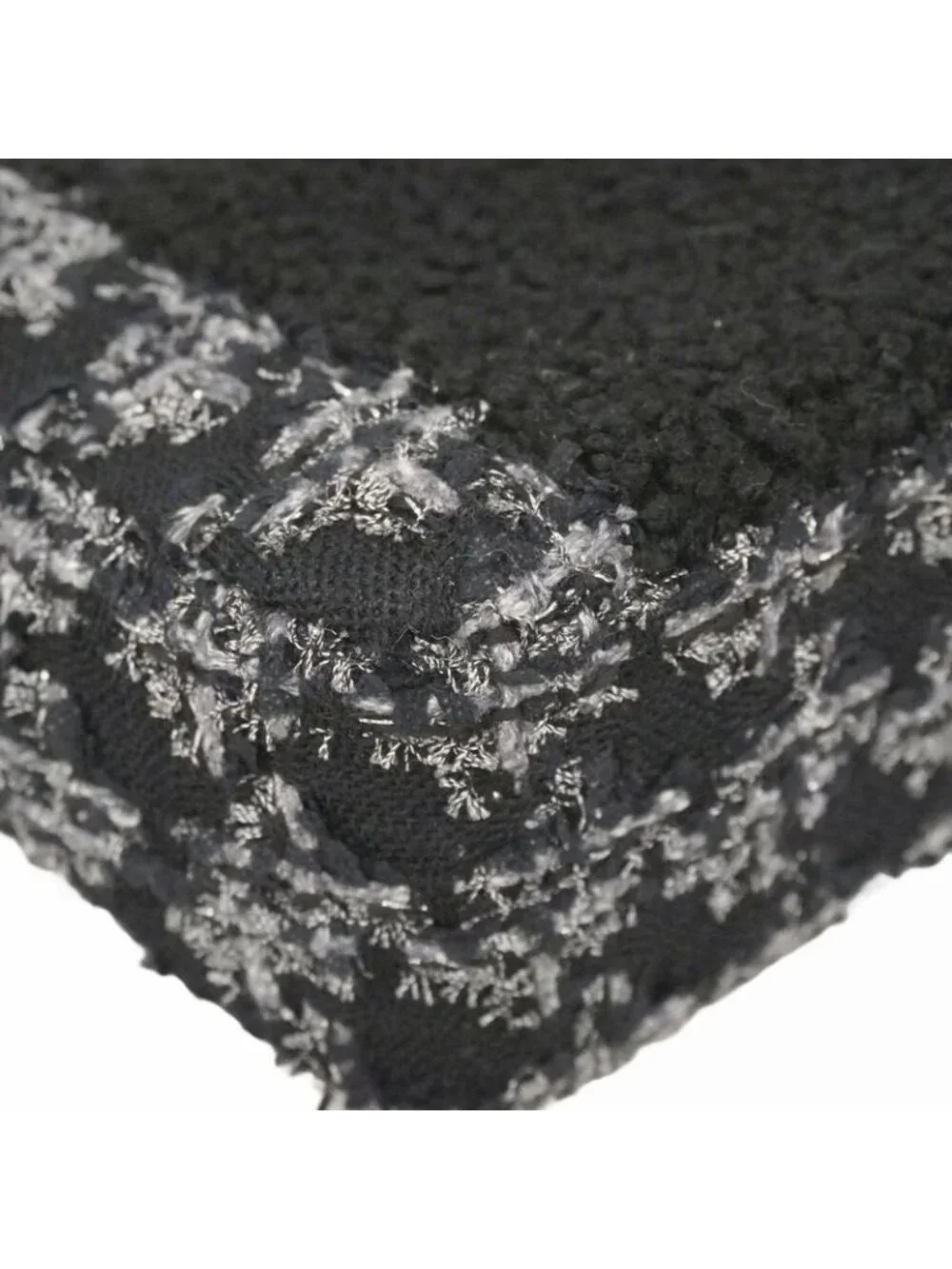 Chanel Handbag Black Gray Silver 2-Way Bag - Picture 6 of 10